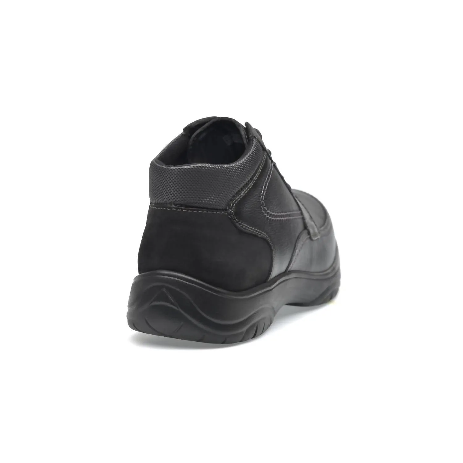 Men's Boots Low Ankle Cowhide Leather Jonas In Black