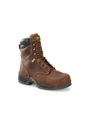 Men's Bruno Hi Broad Toe 8" Work Boots In Brown
