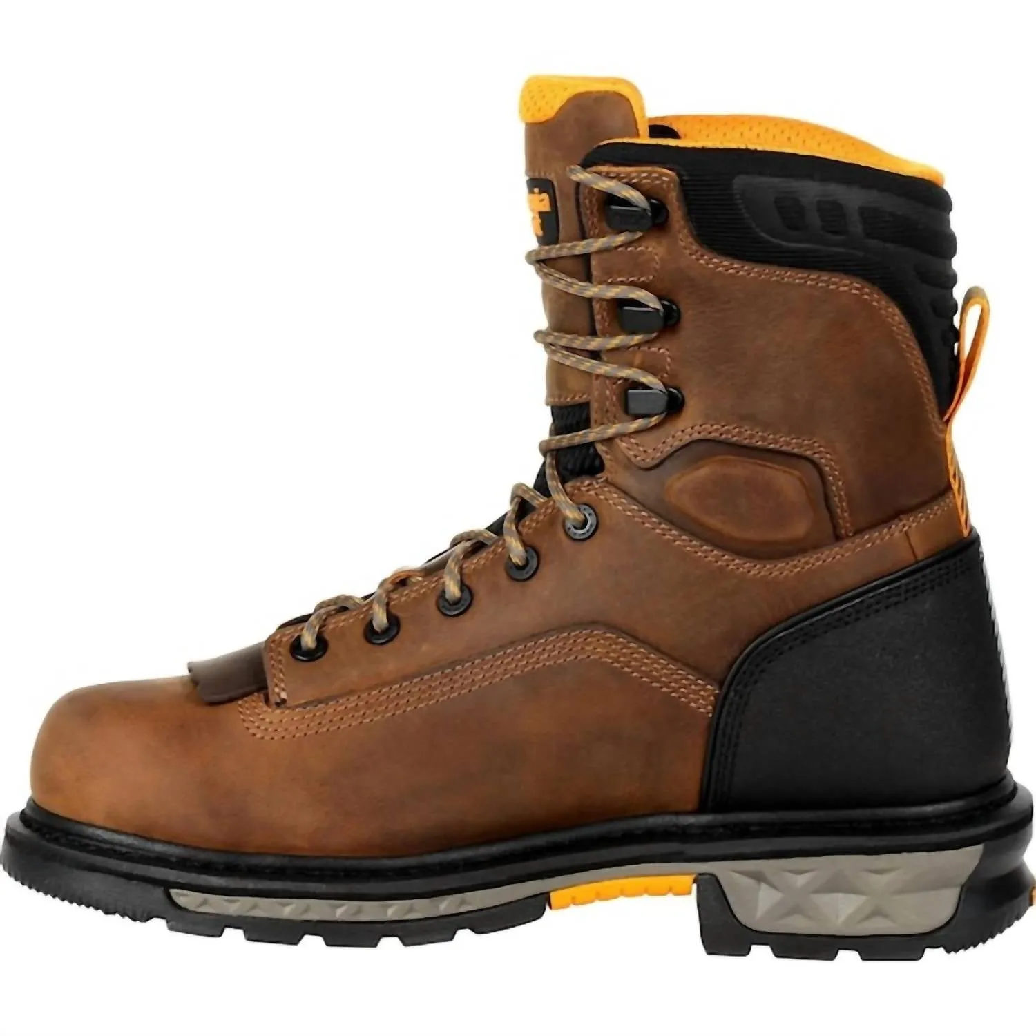 Men's Carbo-Tec Ltx Waterproof Soft-Toe 8" Work Boot In Brown
