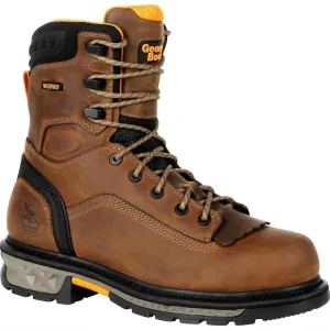 Men's Carbo-Tec Ltx Waterproof Soft-Toe 8" Work Boot In Brown