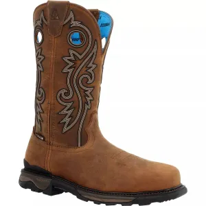 Men's Carbon-Toe Waterproof Dri-Freeze Carbon 6 Work Boot In Tan