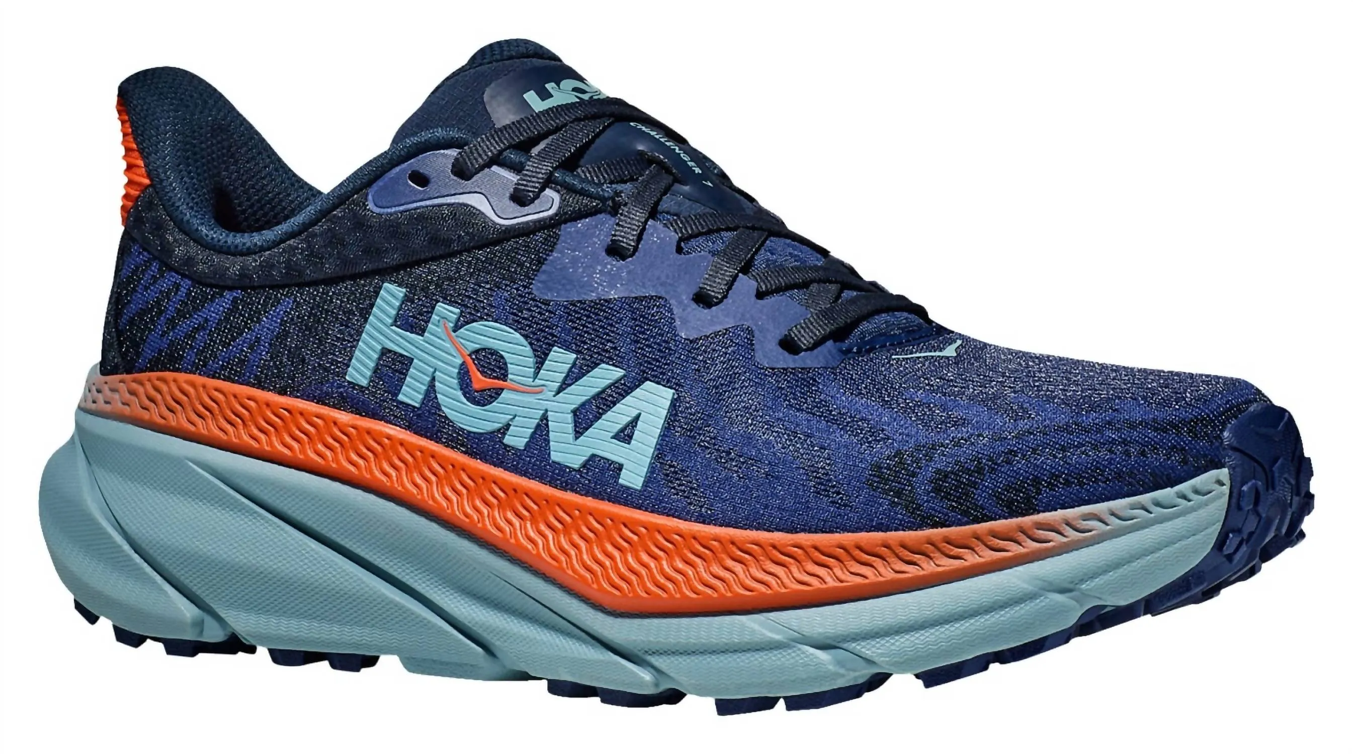 Men's Challenger Atr 7 Trail Running Shoes In Bellwether Blue Stone Blue