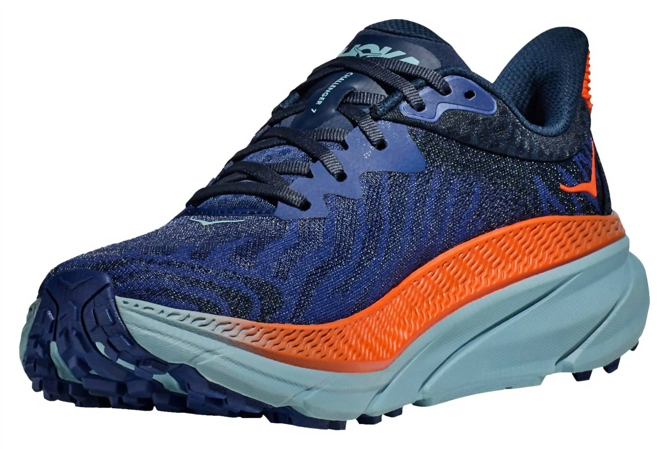 Men's Challenger Atr 7 Trail Running Shoes In Bellwether Blue Stone Blue