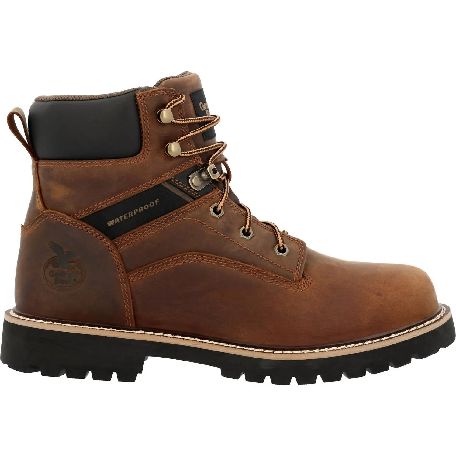 Men's Core 37 6-Inch Amp Work Boot In Brown