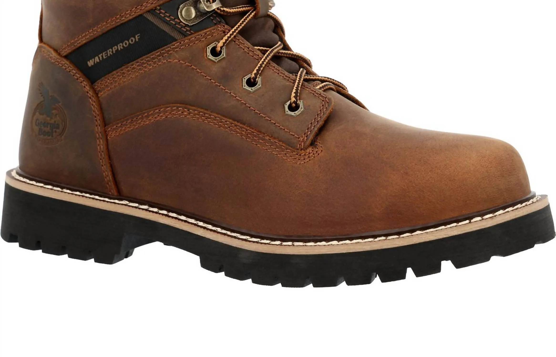 Men's Core 37 6-Inch Amp Work Boot In Brown