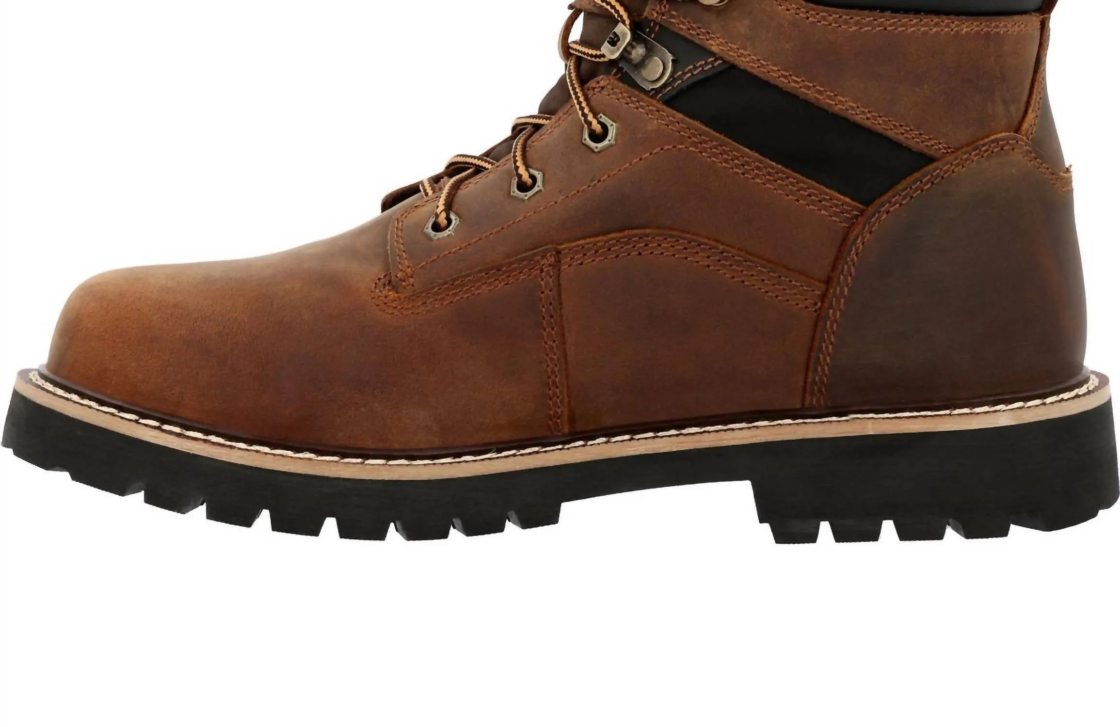 Men's Core 37 6-Inch Amp Work Boot In Brown