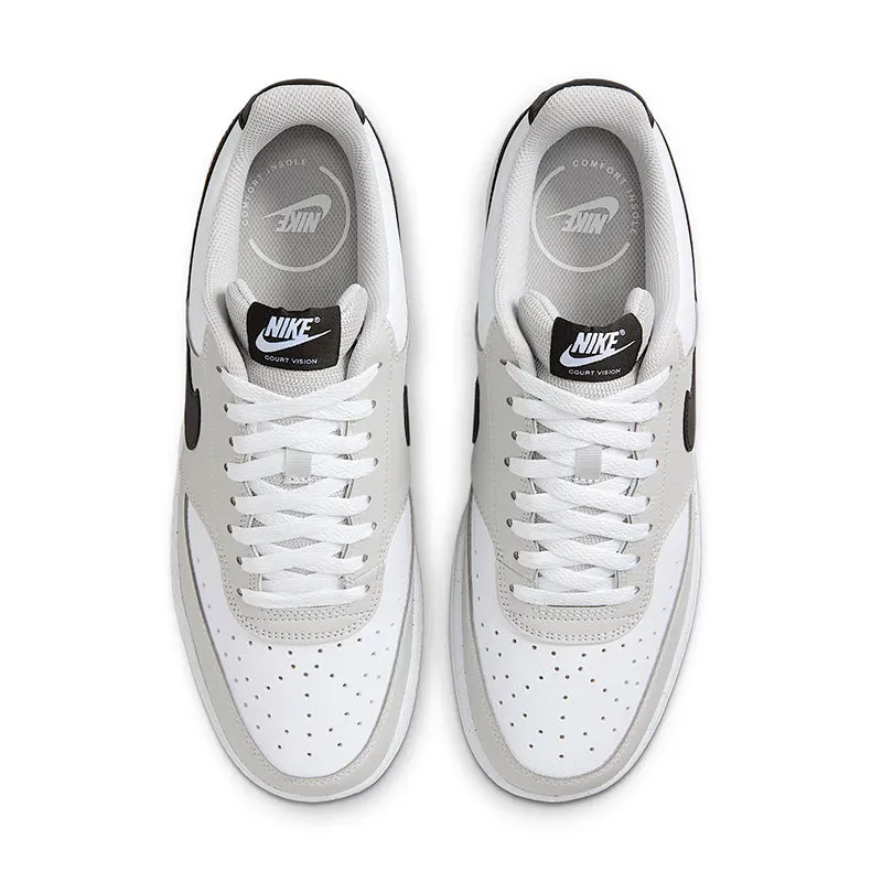 Men's Court Vision Low Grey Fog/Black/White
