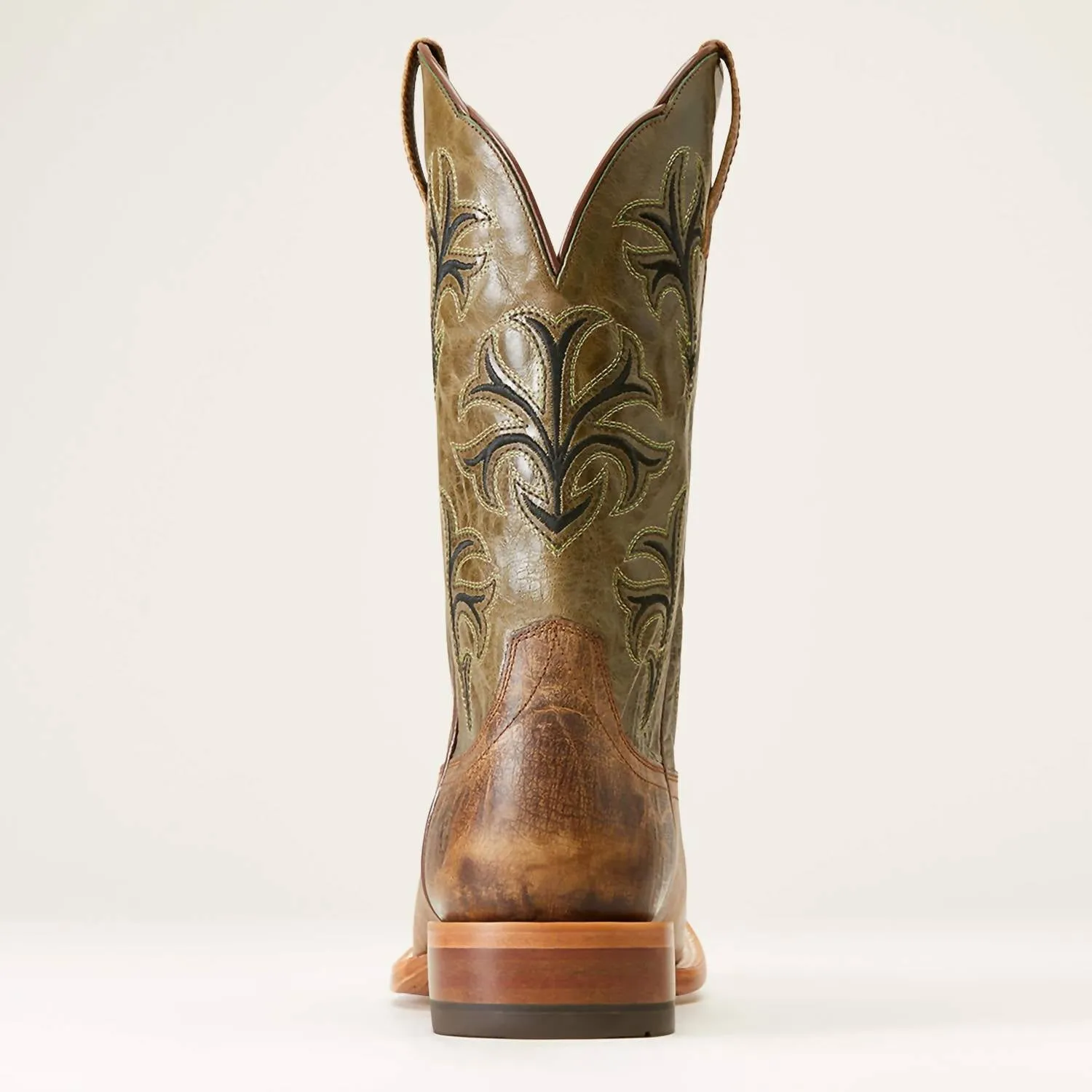 Men's Cowboss Crinkled Tekstep Cowboy Boots In Brown/green