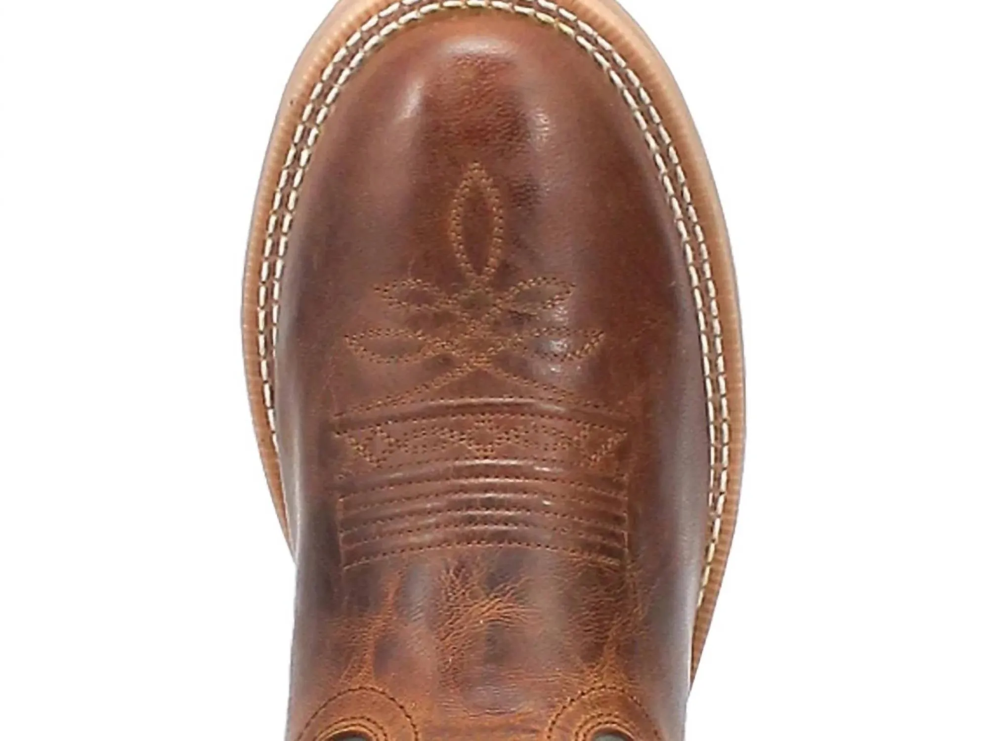 Men's Dawson Round-Toe Cowboy Approved Boot In Brown/grey