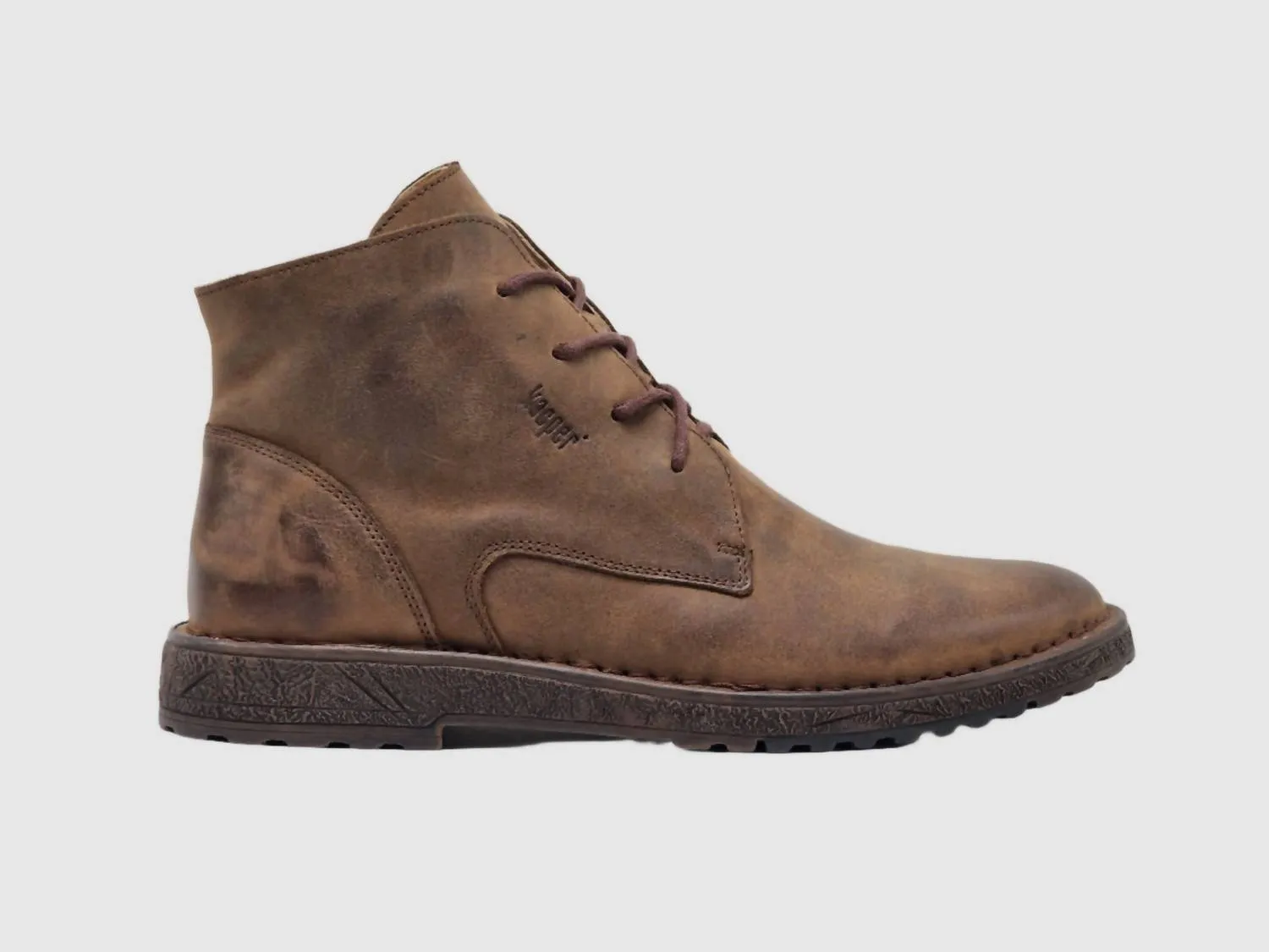 Men's Derby Boots In Brown