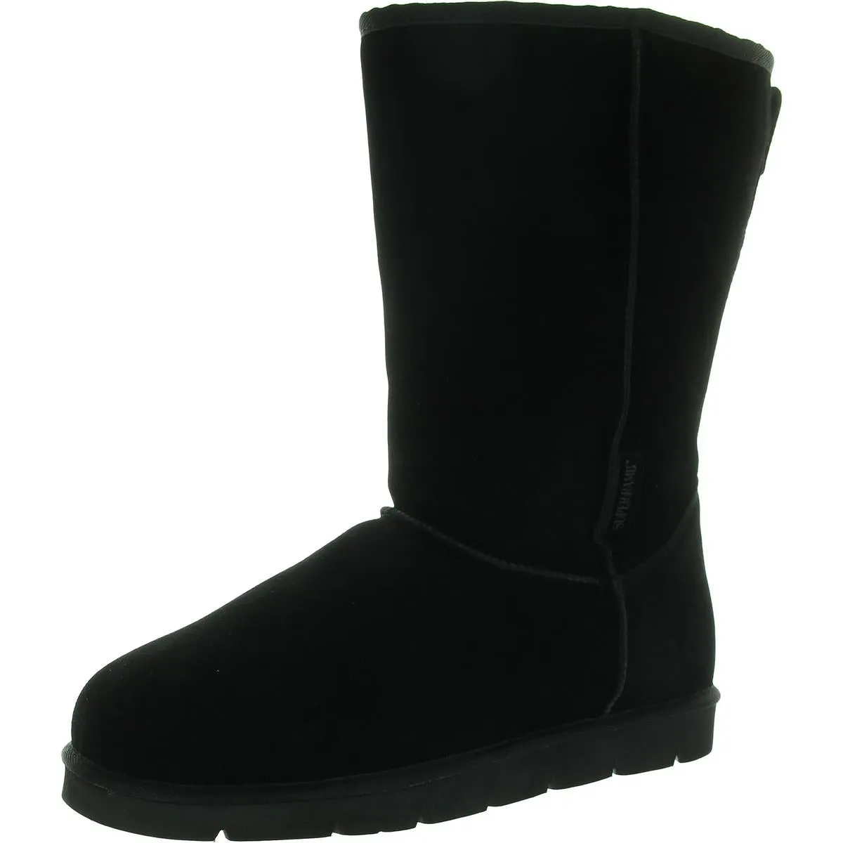 Mens Fleece Lined Leather Winter & Snow Boots
