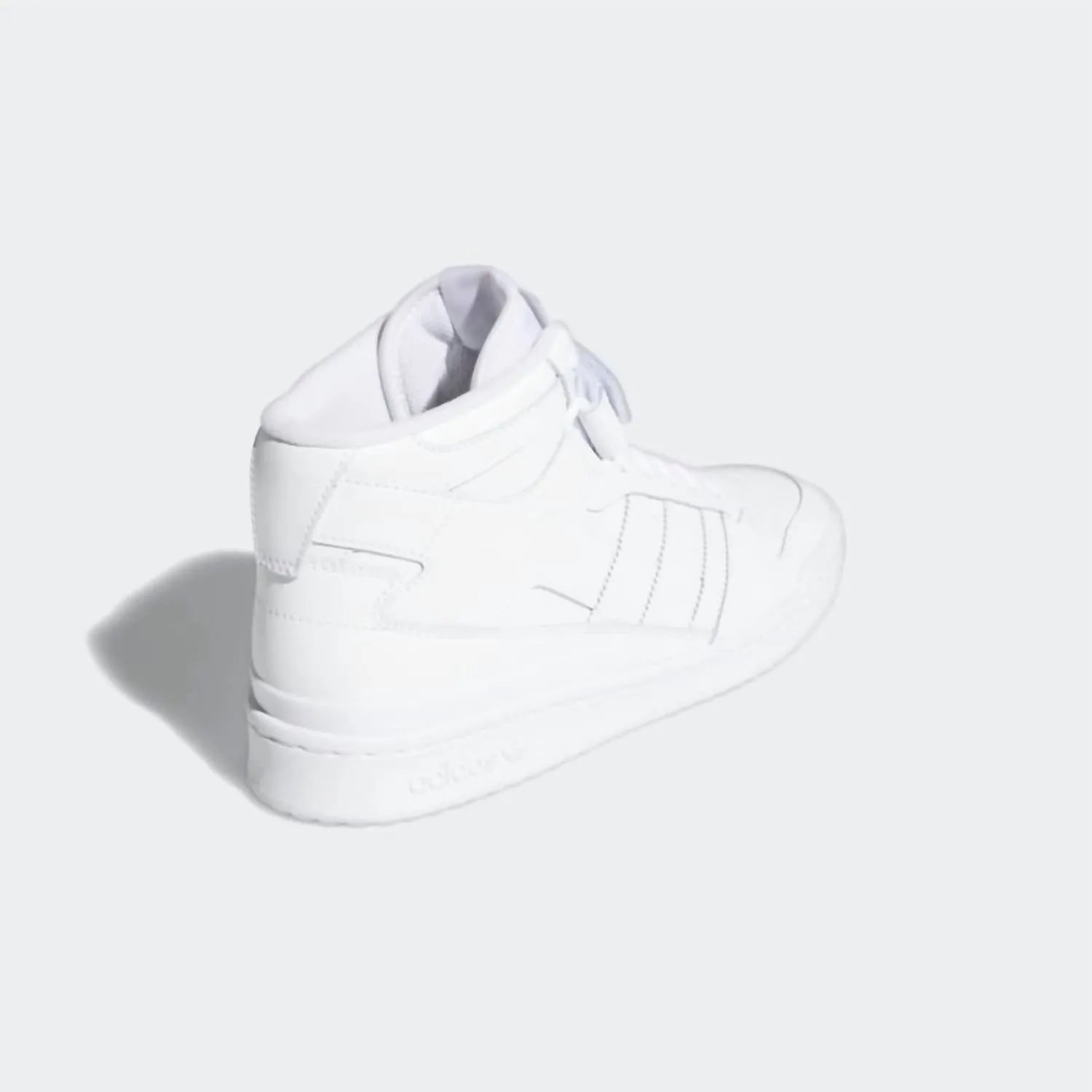 Men's Forum Mid Shoes In Footwear White / Footwear White / Footwear White