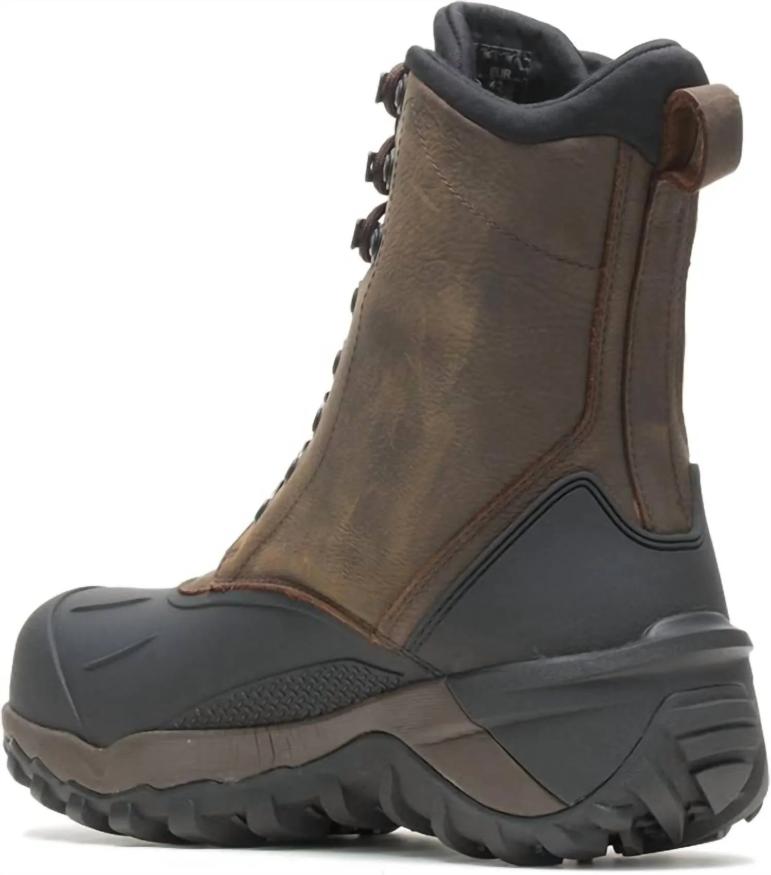 Men's Frost Tall Waterproof Snow Boots In Brown