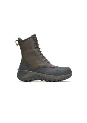 Men's Frost Tall Waterproof Snow Boots In Brown