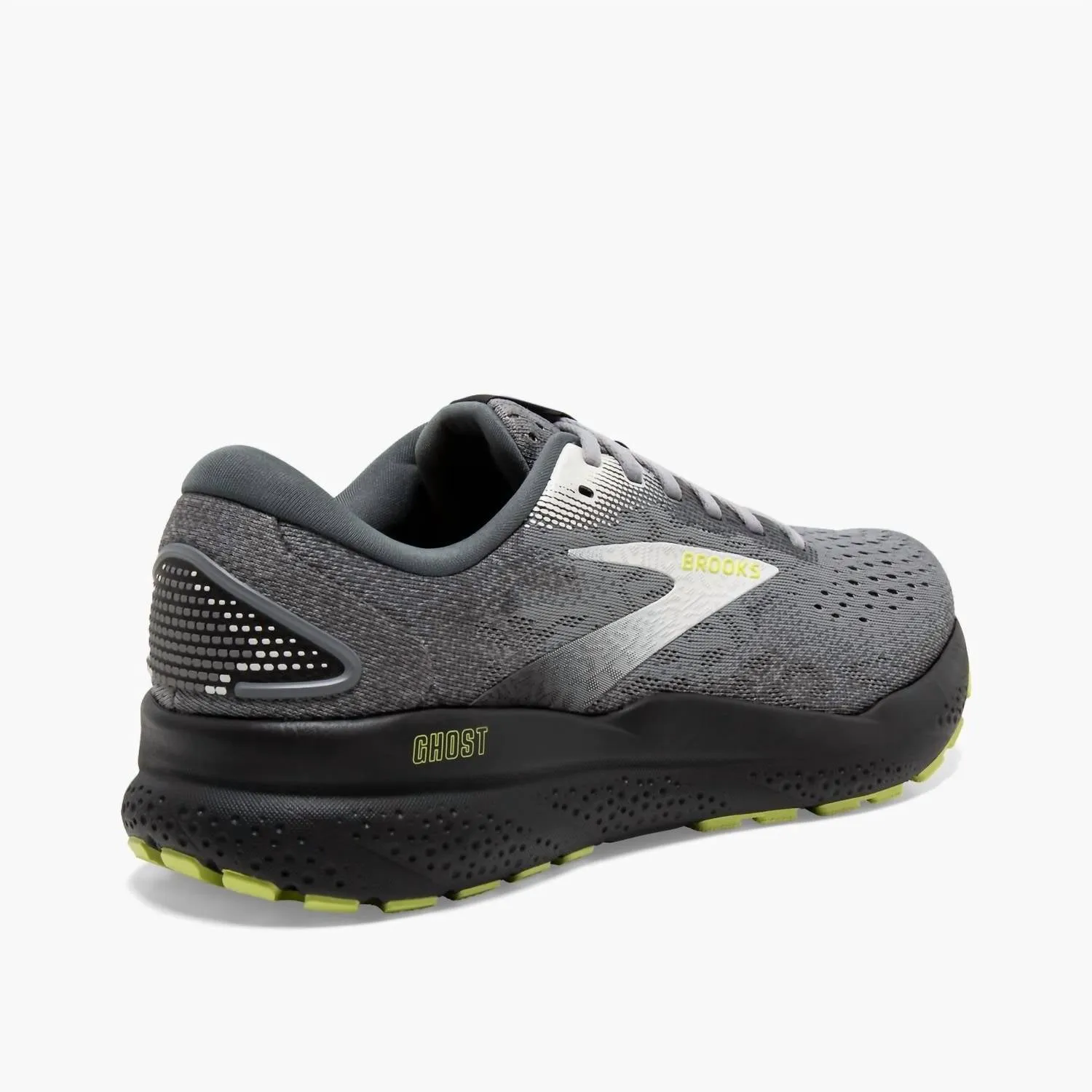 Men's Ghost 16 Running Shoes In Primer/grey/lime
