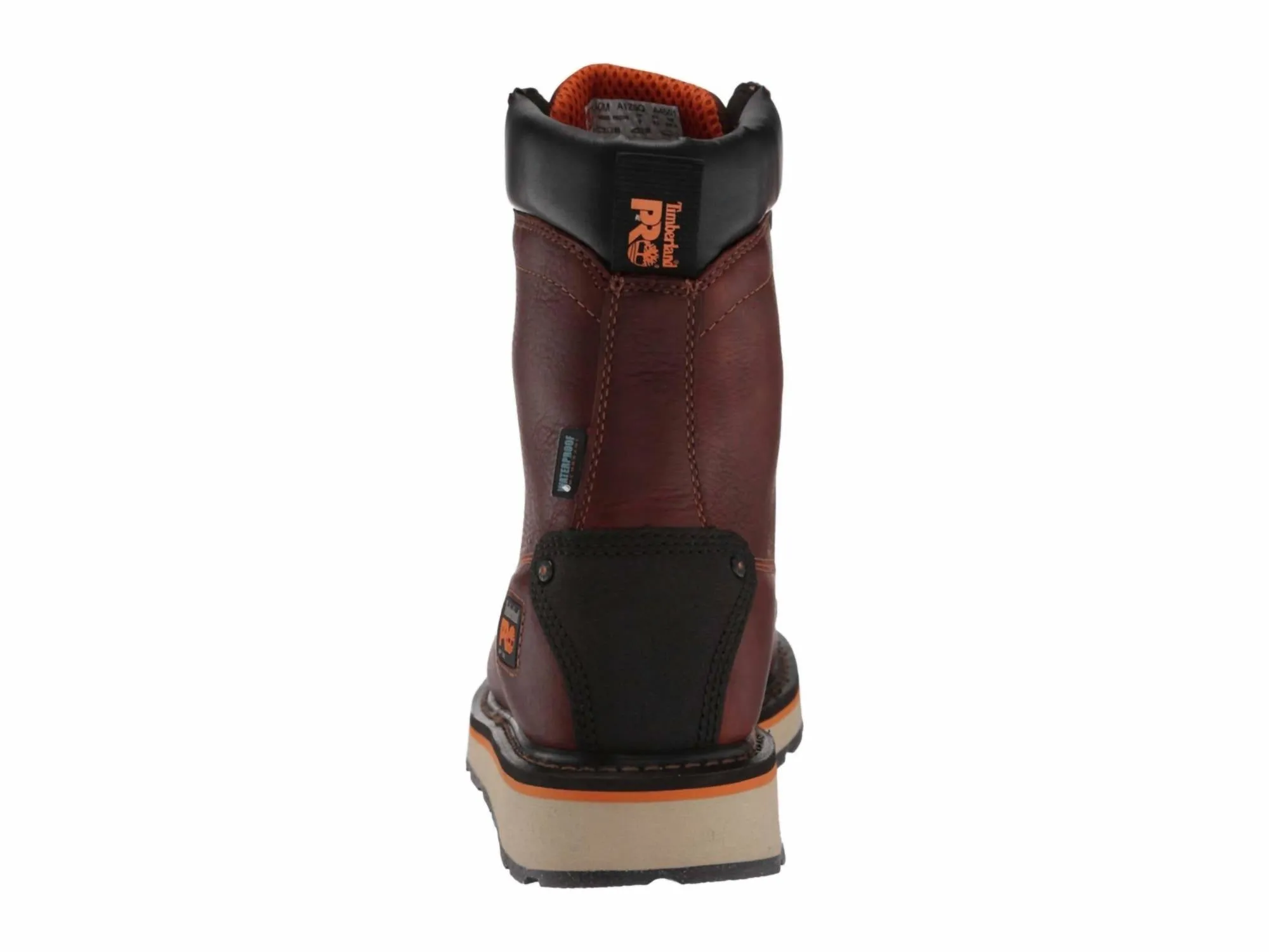 Men's Gridworks 8" Soft Toe Waterproof Work Boots In Brown
