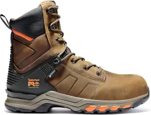 Men's Hypercharge 8" Composite Toe Work Boots In Brown