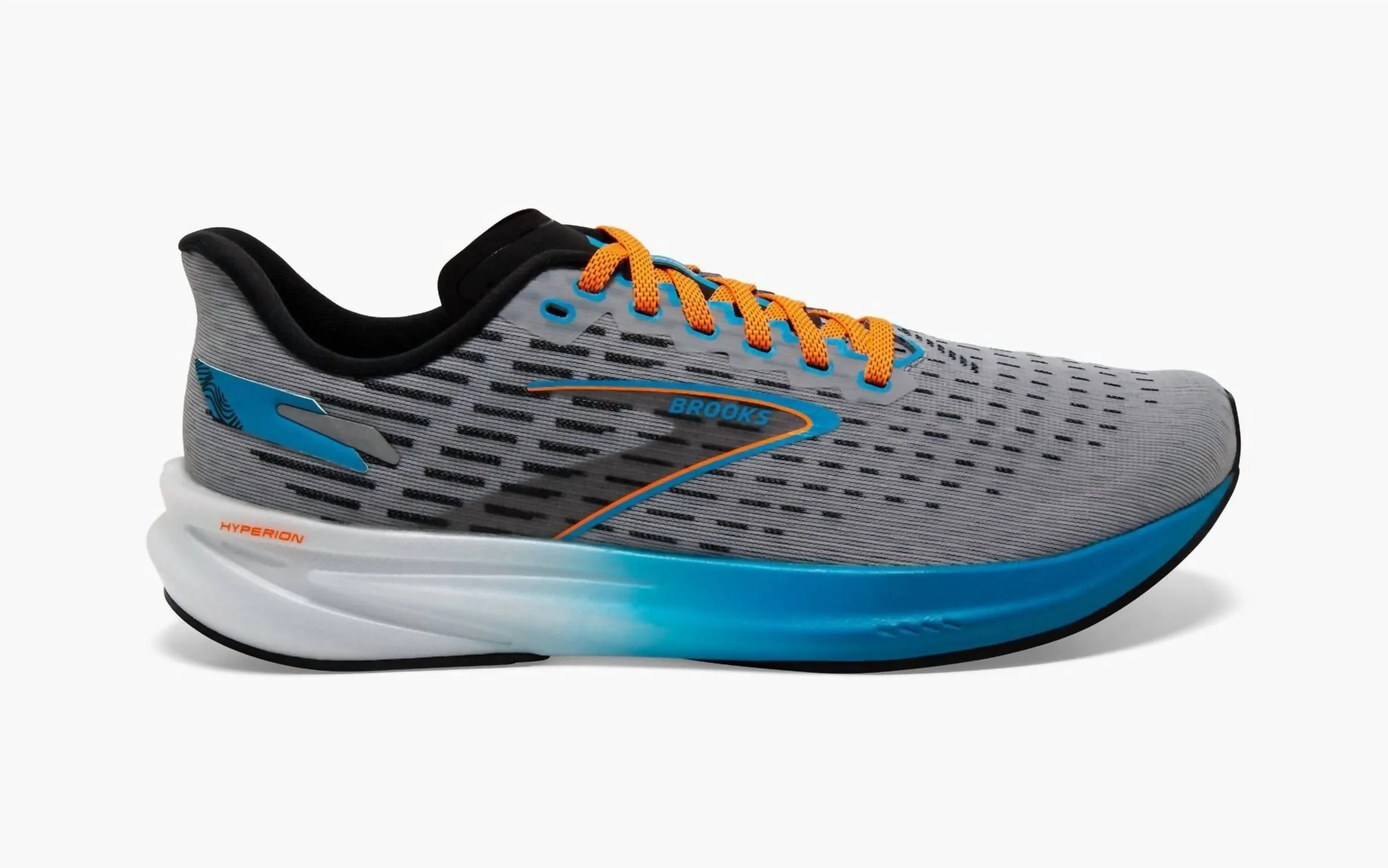 Men's Hyperion Shoes In Grey/atomic Blue/scarlet