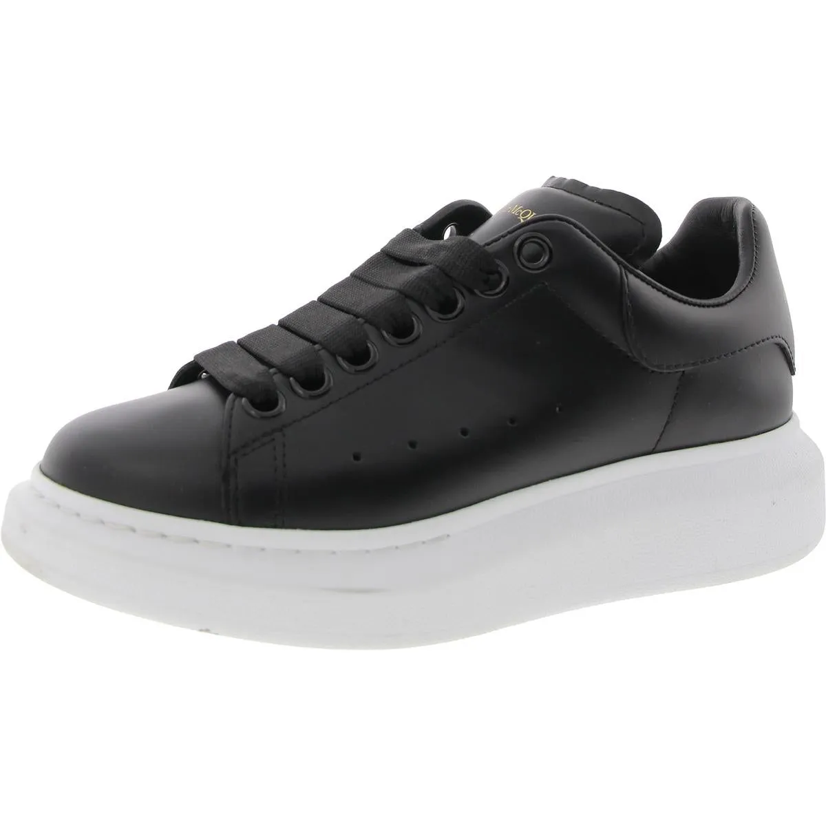 Mens Lace-Up Faux Leather Casual And Fashion Sneakers