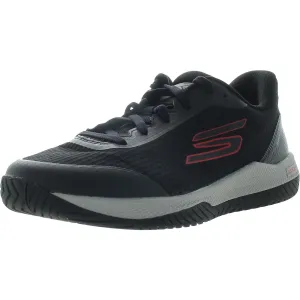 Mens Lace-Up Man Made Casual And Fashion Sneakers