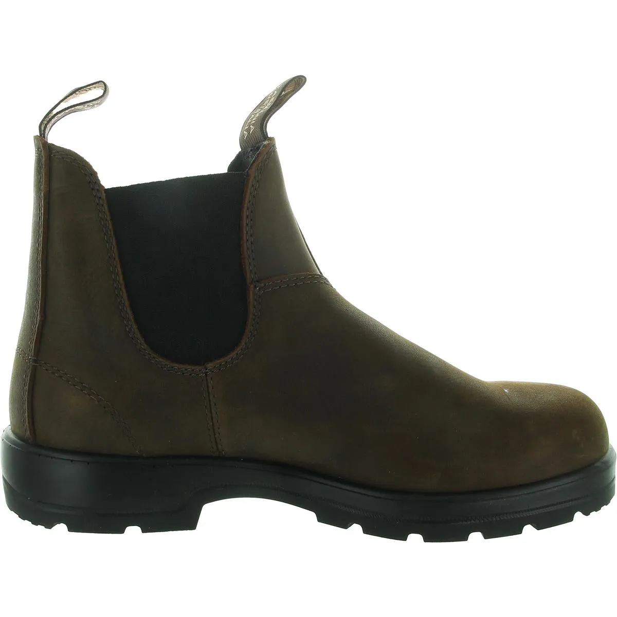 Mens Mixed Media Leather Chelsea Boots