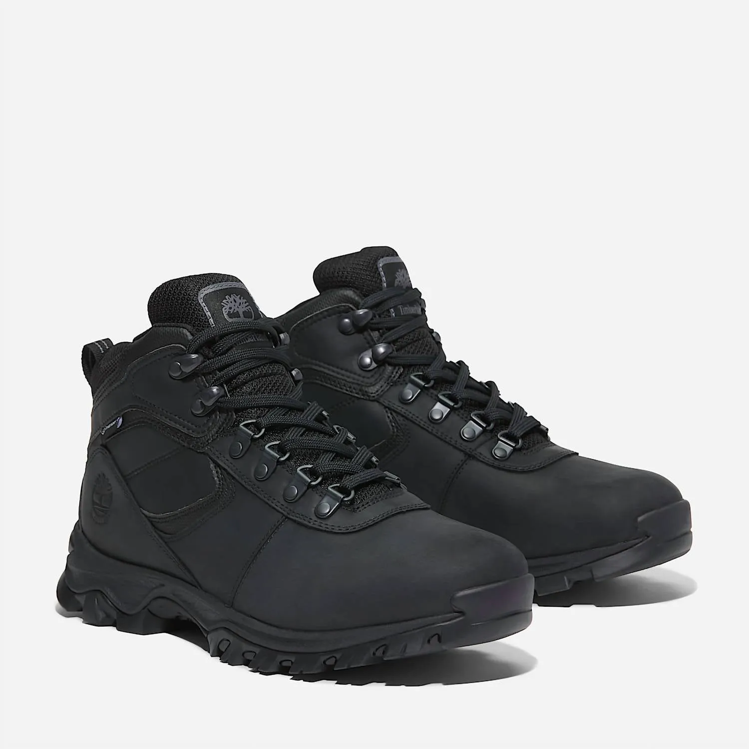 Men's Mt.maddsen Waterproof Mid Hiker Shoes In Black Full Grain