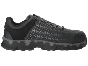 Men's Powertrain Sport Alloy Toe Work Shoes In Black Ripstop Nylon