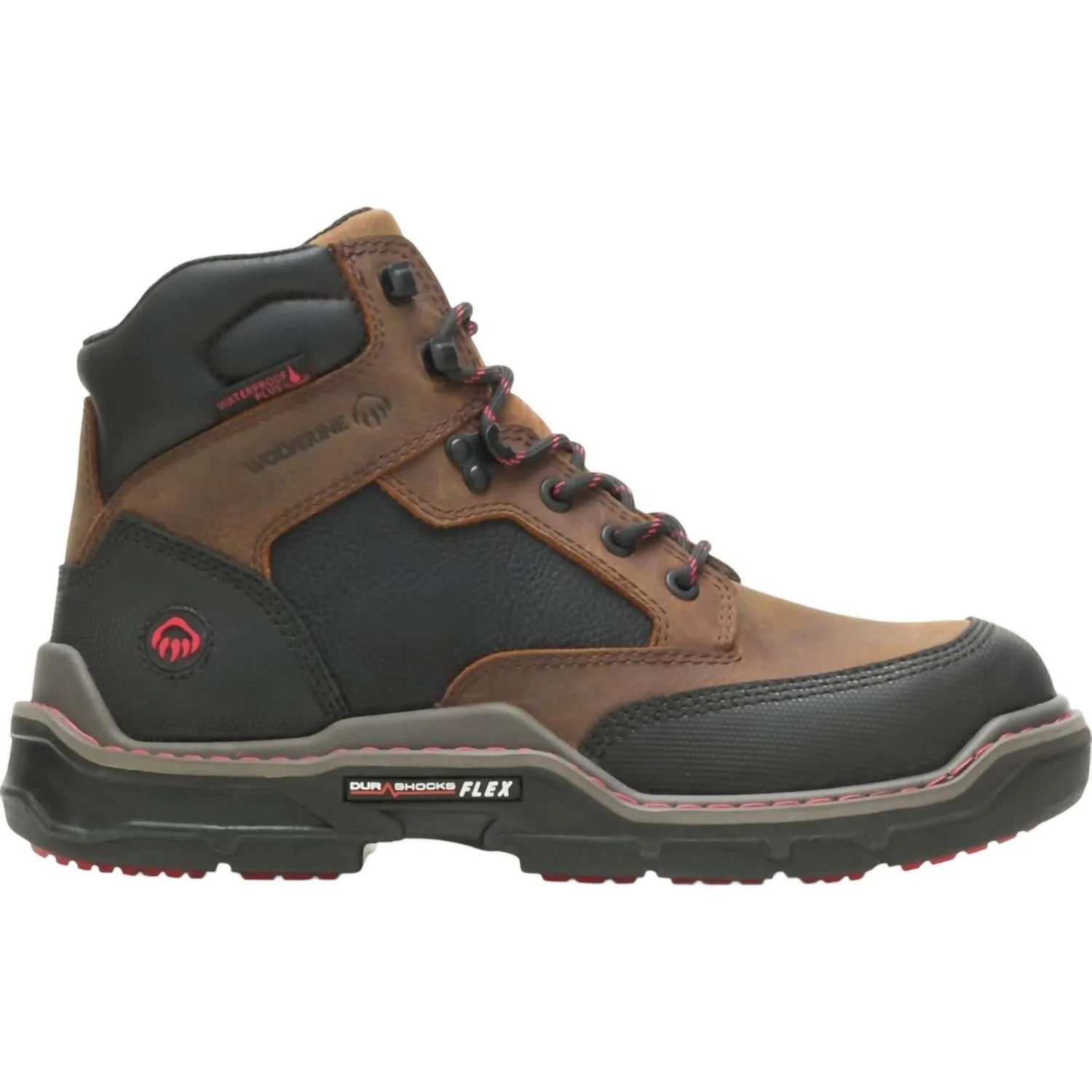 Men's Raider Durashocks Heavy Duty Carbonmax 6" Boot In Brown