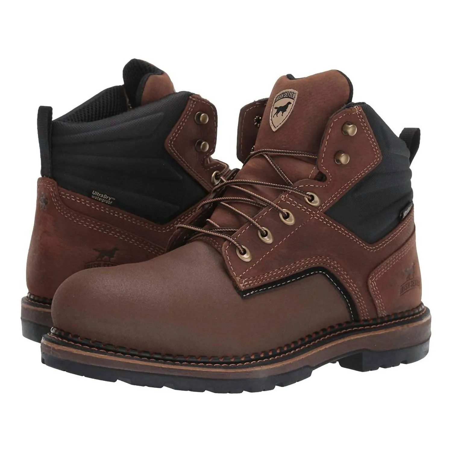 Men's Ramsey 2.0 6" Alloy Toe Waterproof Work Boots In Brown