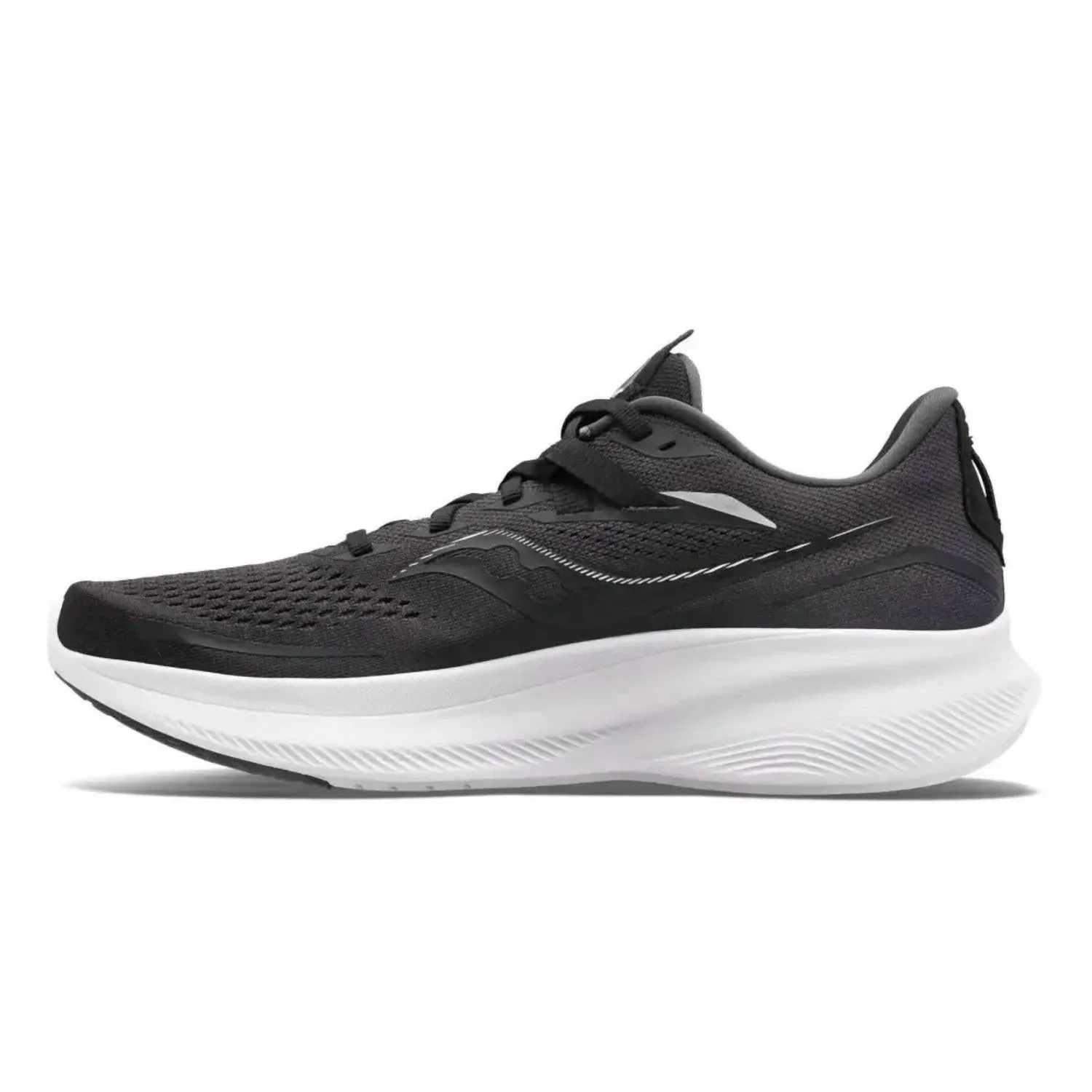 Men's Ride 15 Running Shoes In Black/white