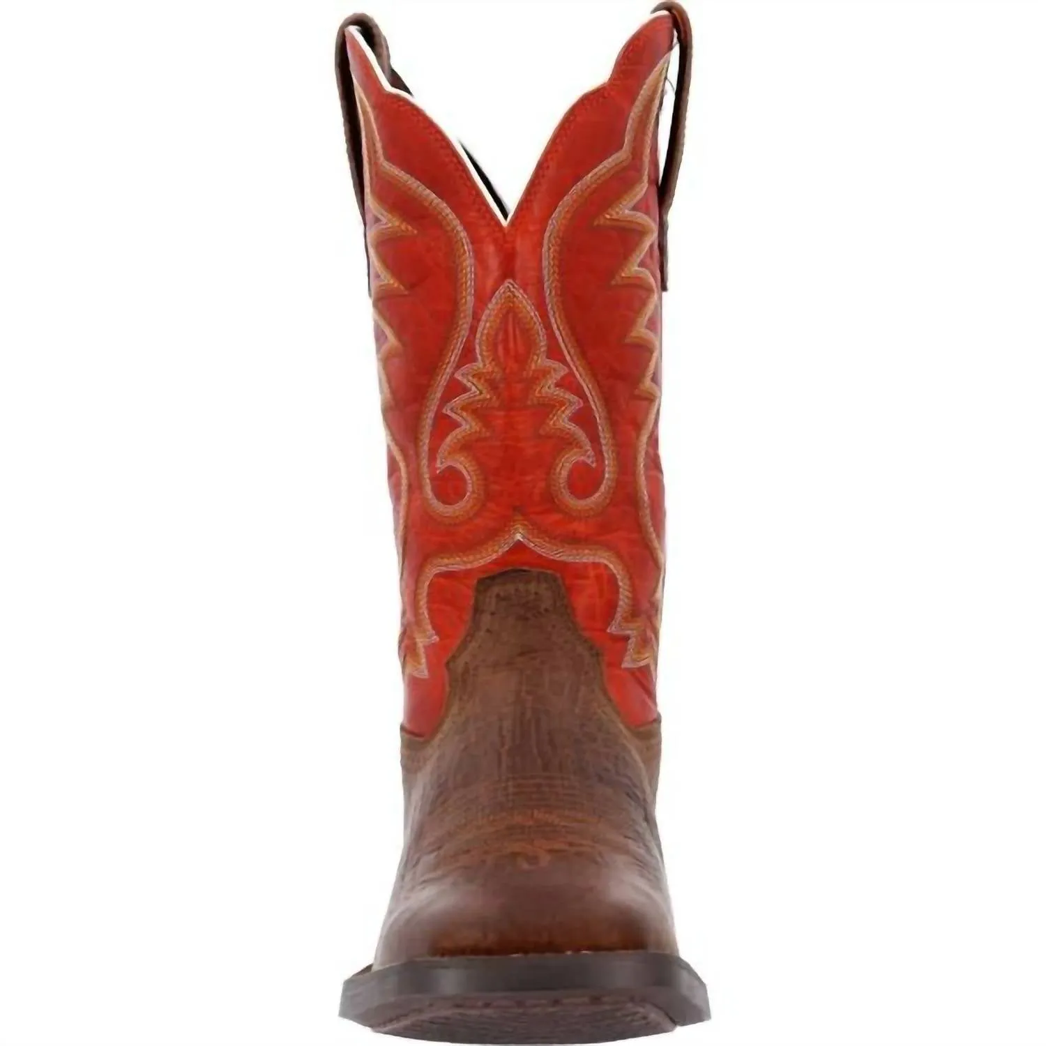 Men's Saddlebrook Western Boot In Acorn And Crimson