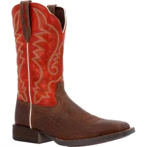 Men's Saddlebrook Western Boot In Acorn And Crimson