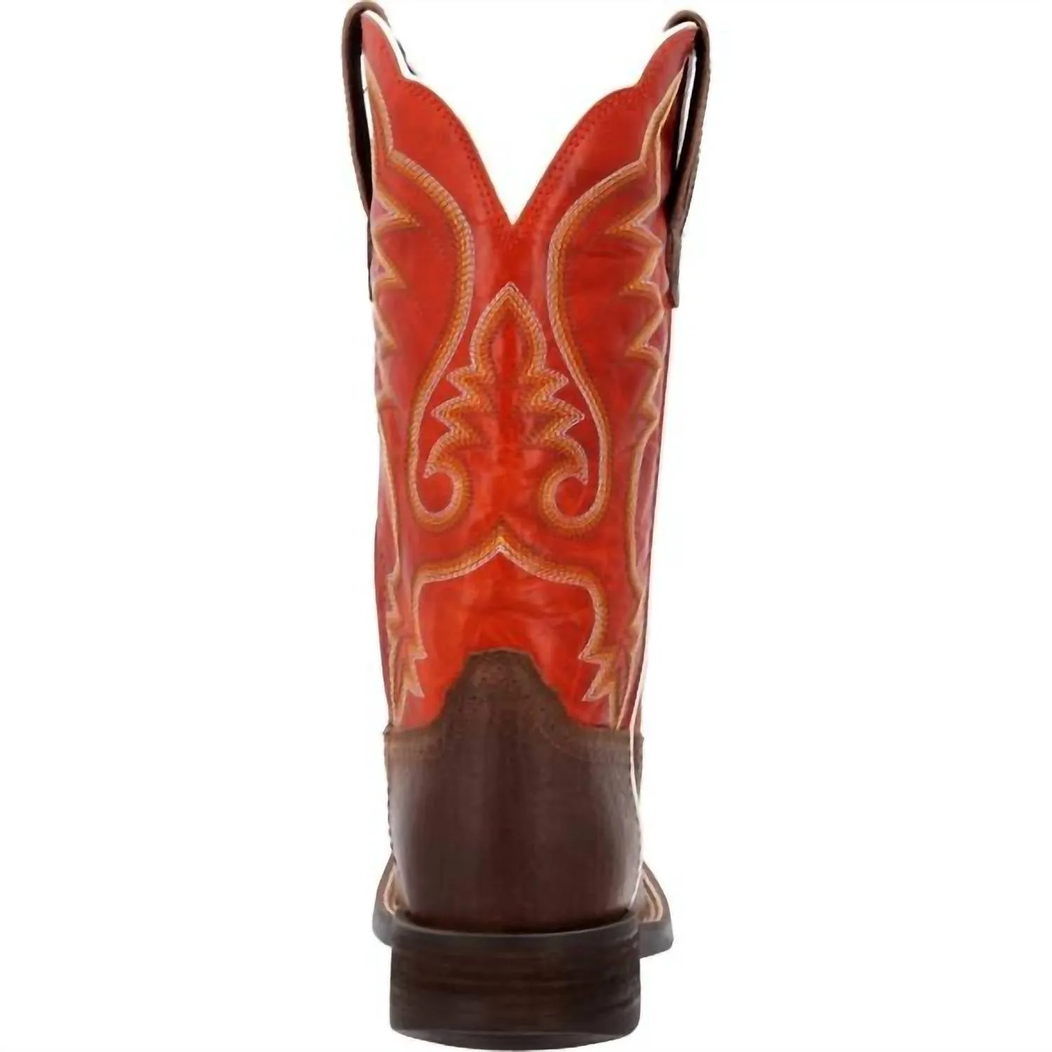Men's Saddlebrook Western Boot In Acorn And Crimson