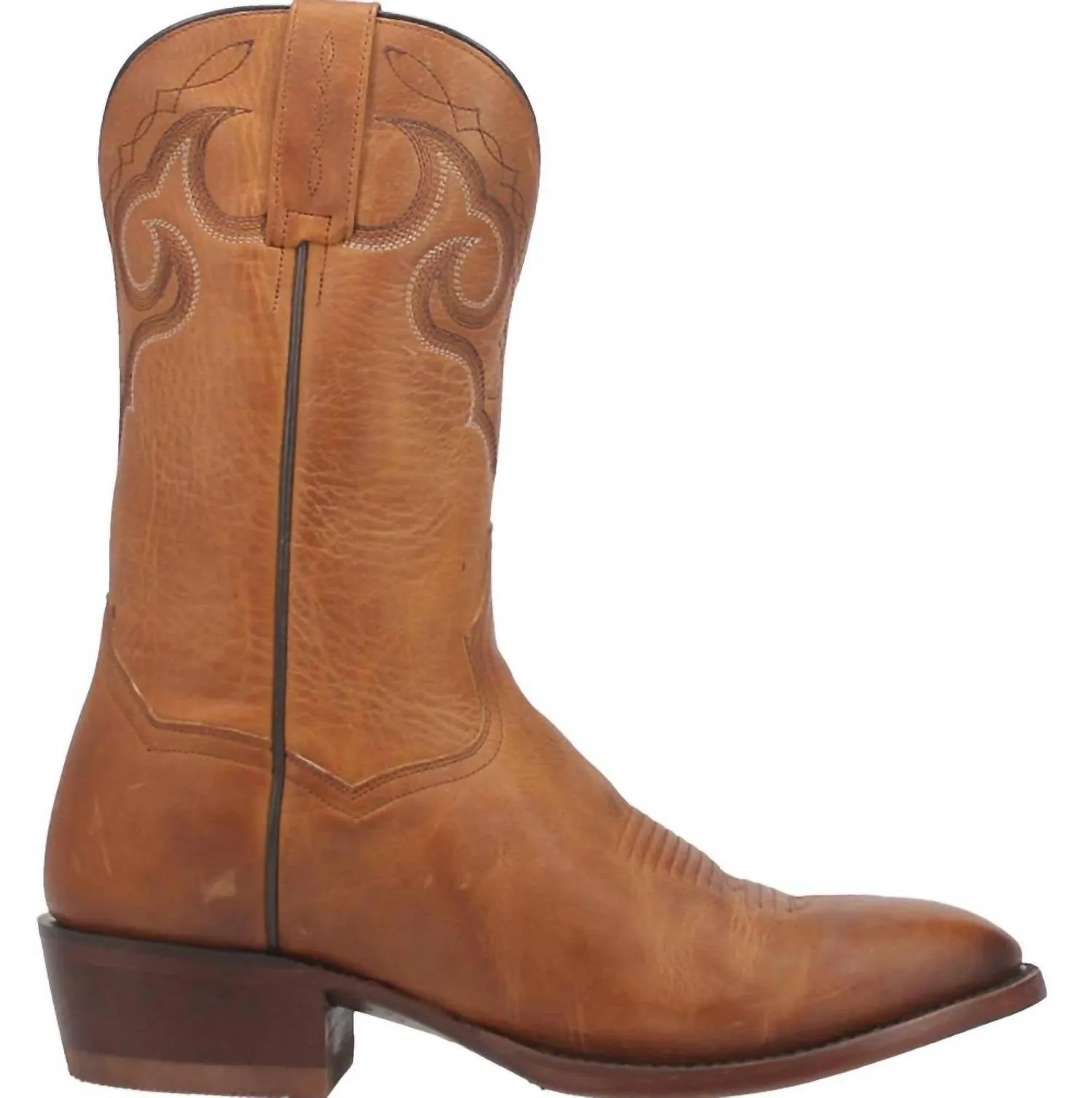 Men's Simon French Taper Toe Cowboy Boot In Tan