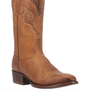 Men's Simon French Taper Toe Cowboy Boot In Tan