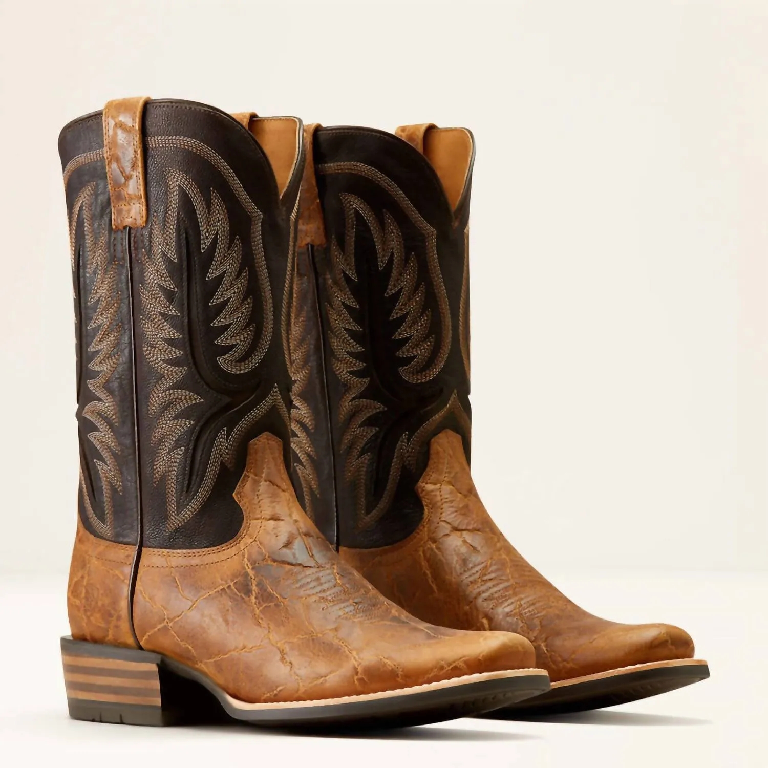 Men's Stadtler Cowboy Boot In Aged_Tan/barrel