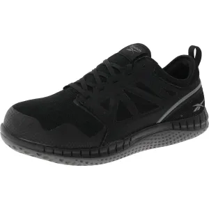 Mens Steel Toe Faux Suede Work & Safety Shoes