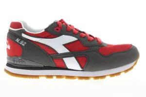 Men's Street Shoes In Dark Red