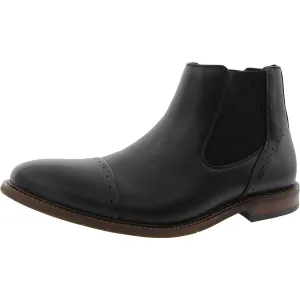 Mens Stretch Leather Chukka Boots
