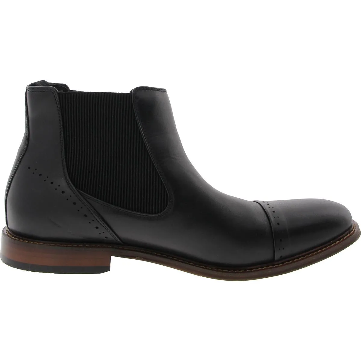 Mens Stretch Leather Chukka Boots