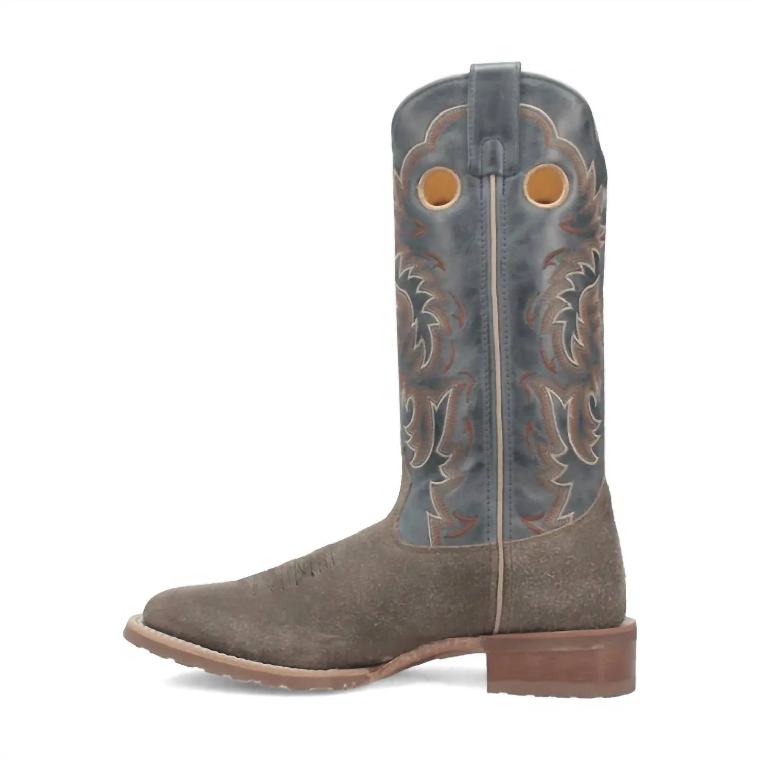 Men's Summit 13" Cowboy Approved Boot In Grey/blue