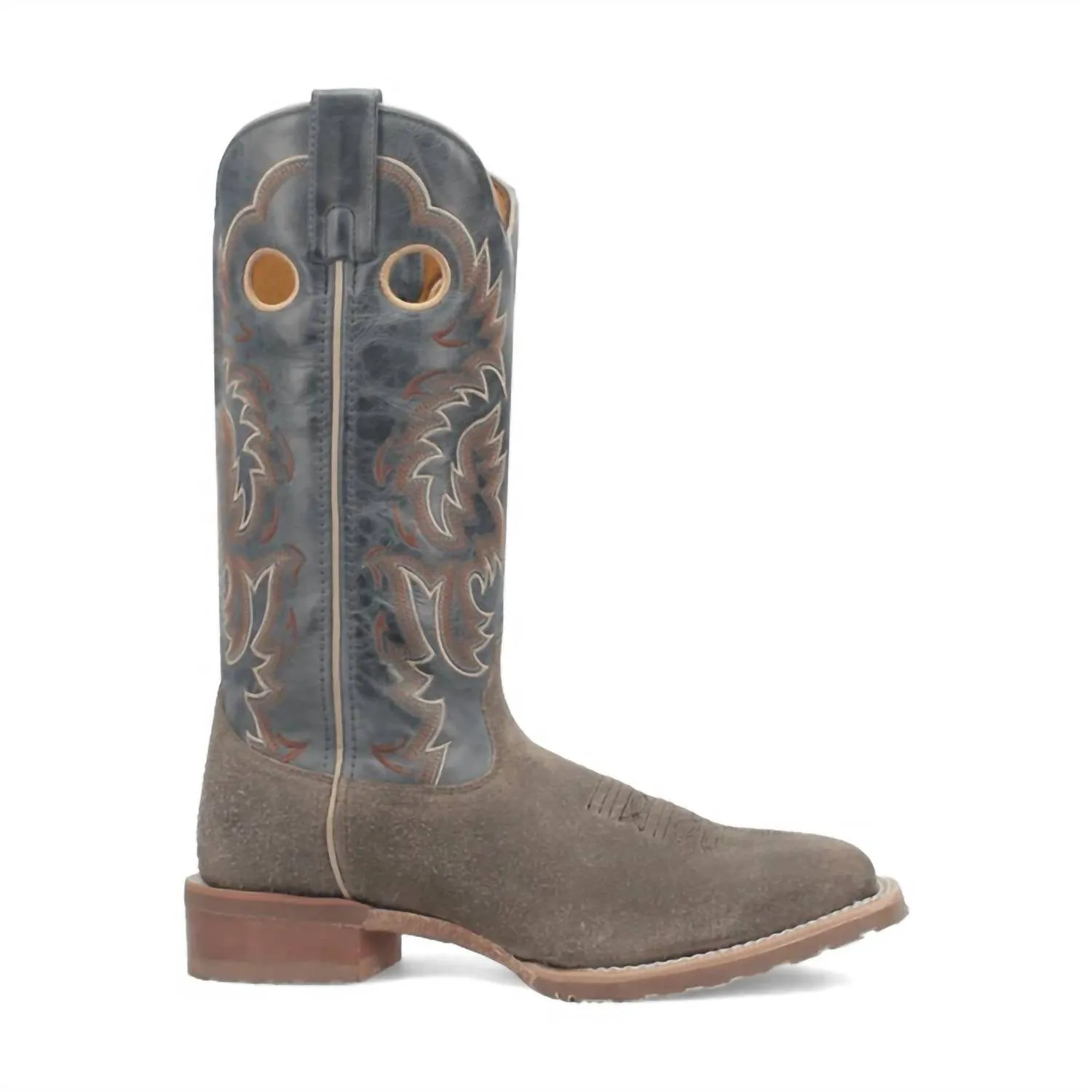 Men's Summit 13" Cowboy Approved Boot In Grey/blue