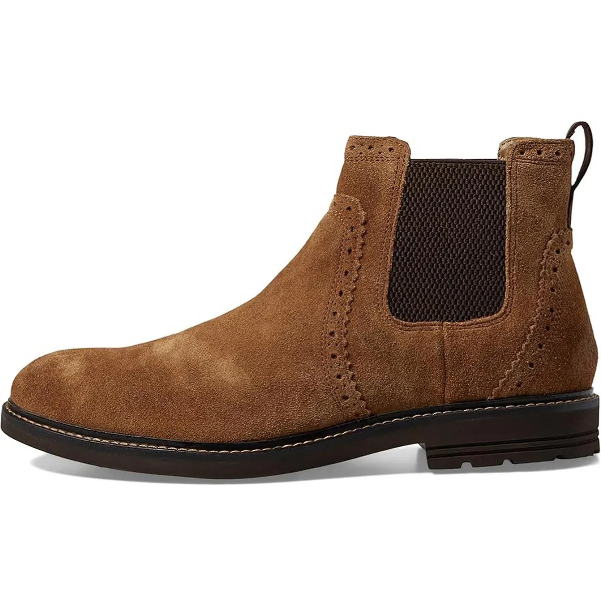 Mens Textured Leather Chukka Boots