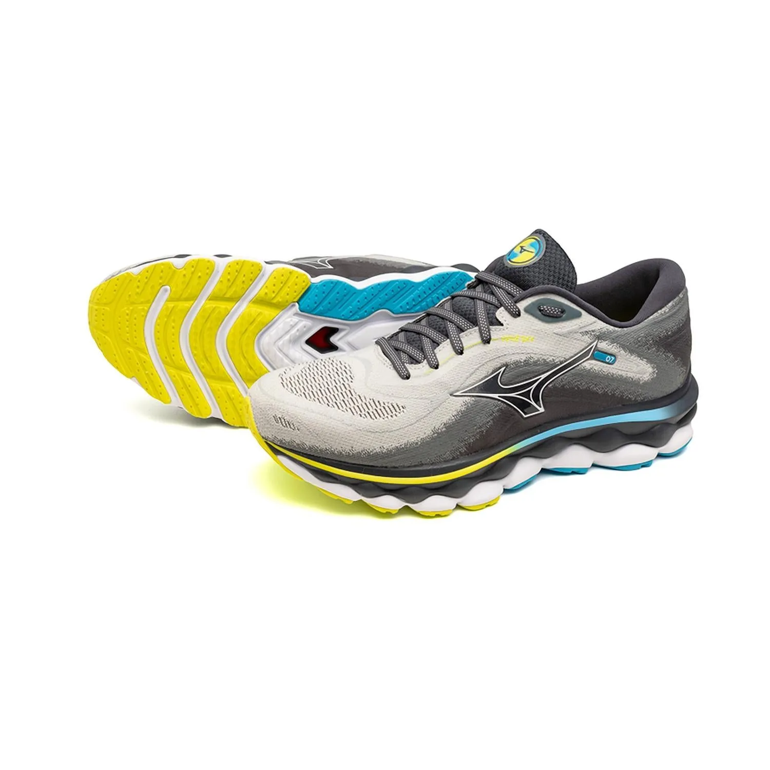 Men's Wave Sky 7 Shoe In Pearl Blue-White