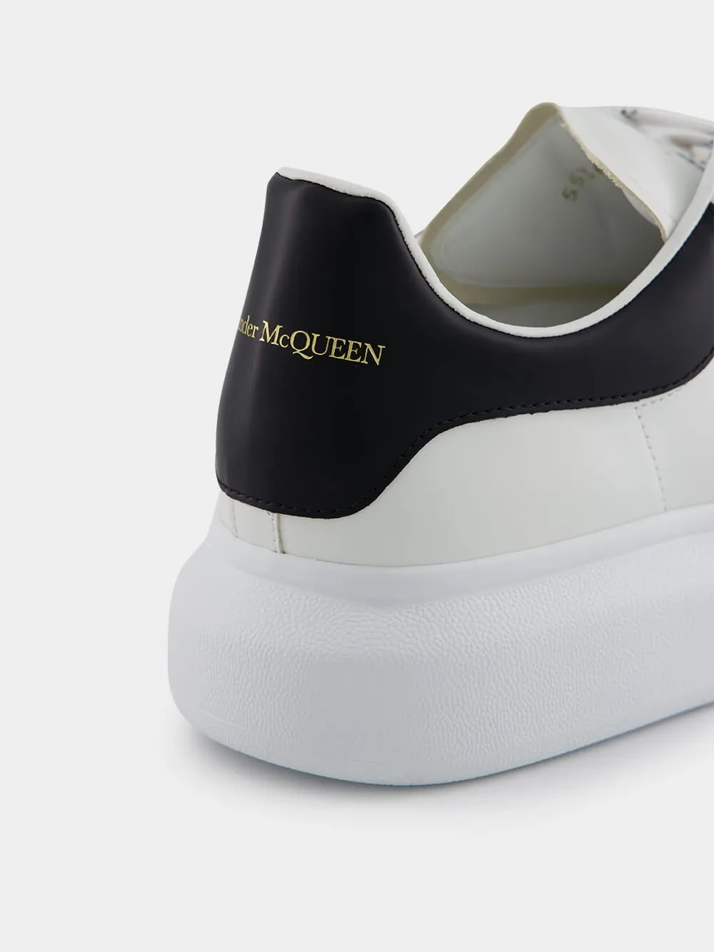Men's White and Black Oversized Sneakers