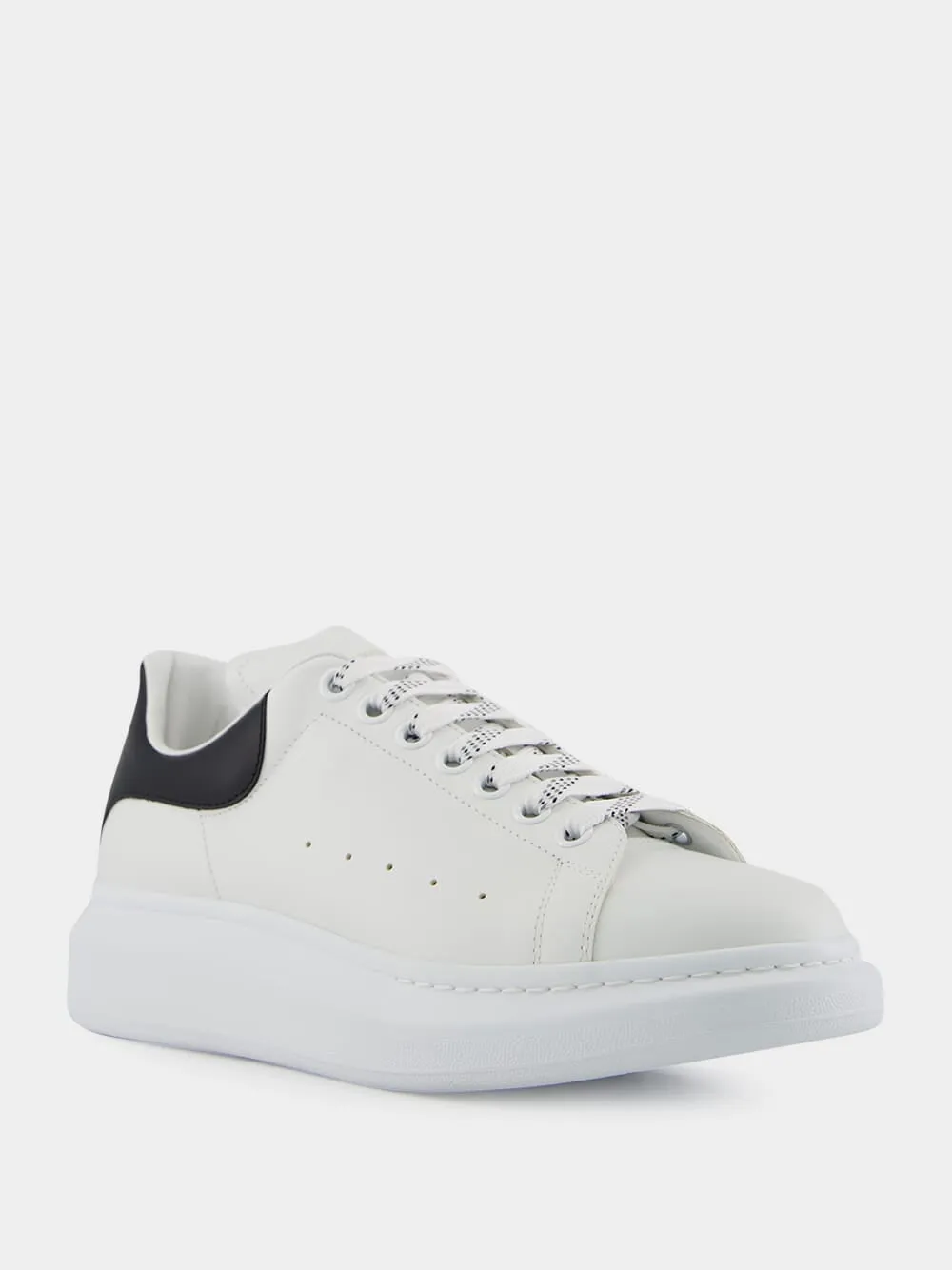 Men's White and Black Oversized Sneakers
