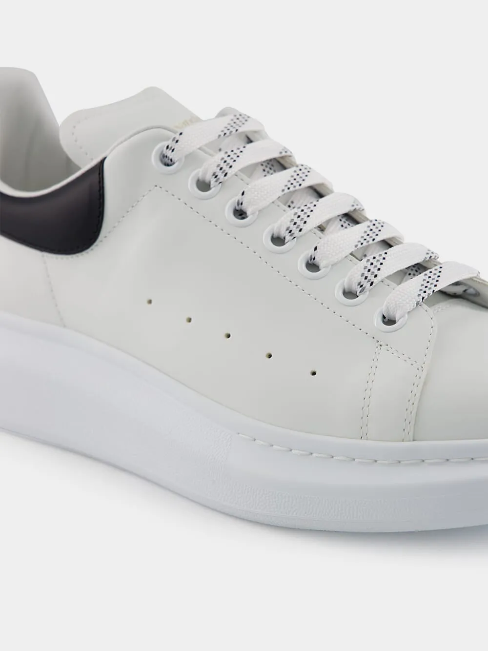 Men's White and Black Oversized Sneakers