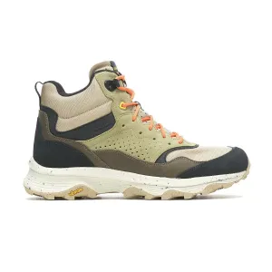 Merrell Speed Solo Mid J004535 Men 11.5 Clay Olive Waterproof Hiking Boot TF2695