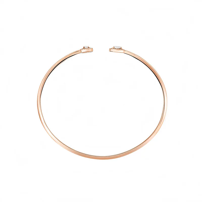 Messika My Twin Toi & Moi 18ct Rose Gold 0.40ct Diamond Bangle