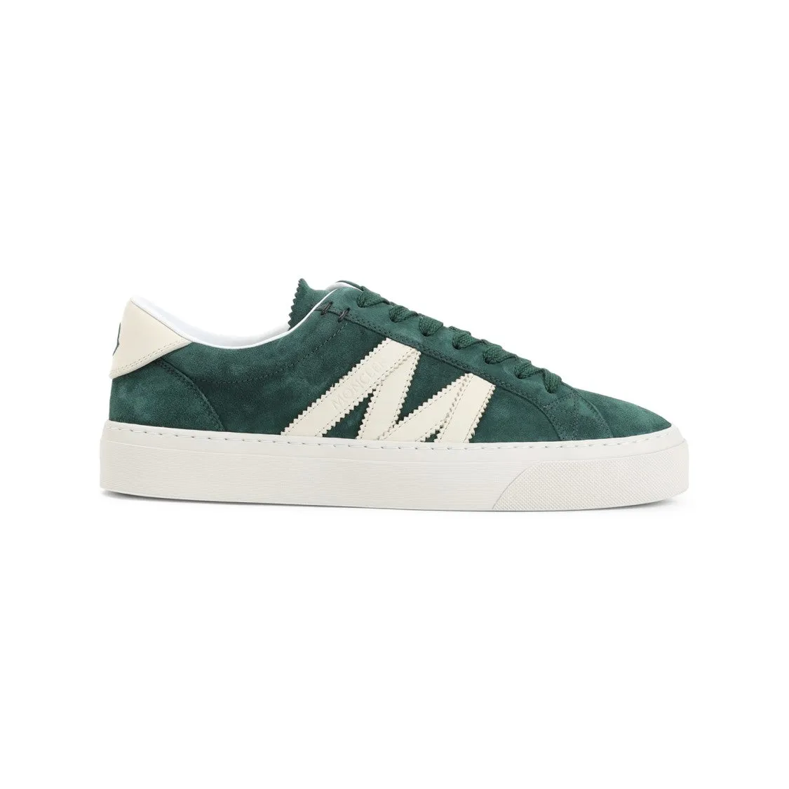 Monaco 2 Green Leather Sneakers